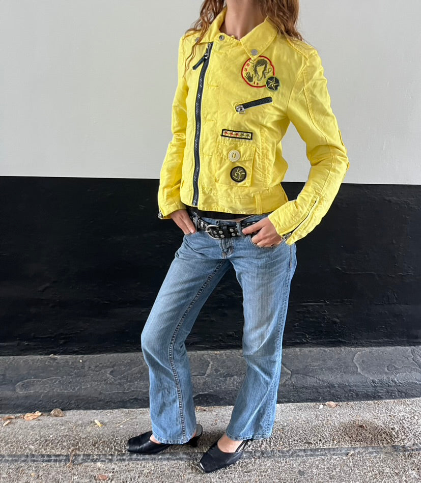 Yellow Diesel Military Jacket