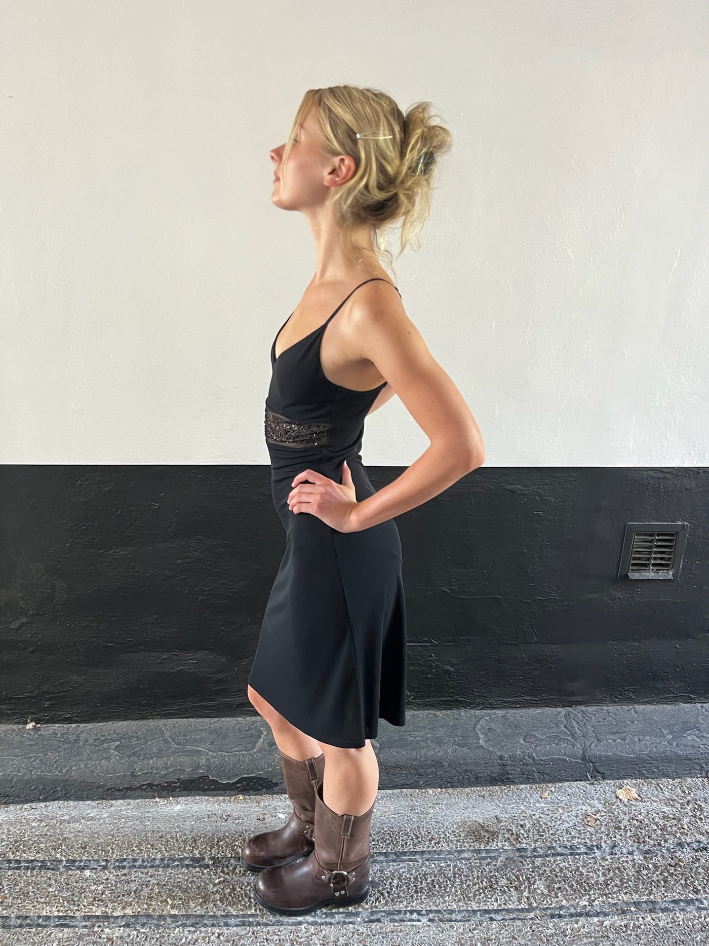 Morgan Black Sequin Dress