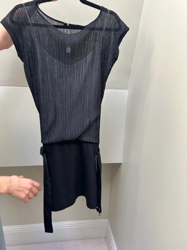 Cop Copine Business Style Belted Dress