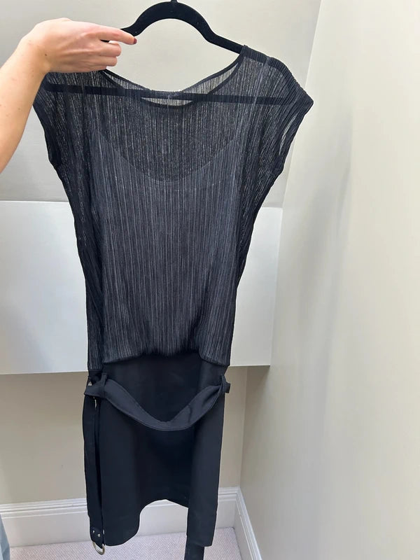 Cop Copine Business Style Belted Dress