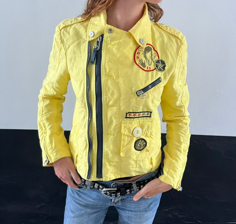 Yellow Diesel Military Jacket