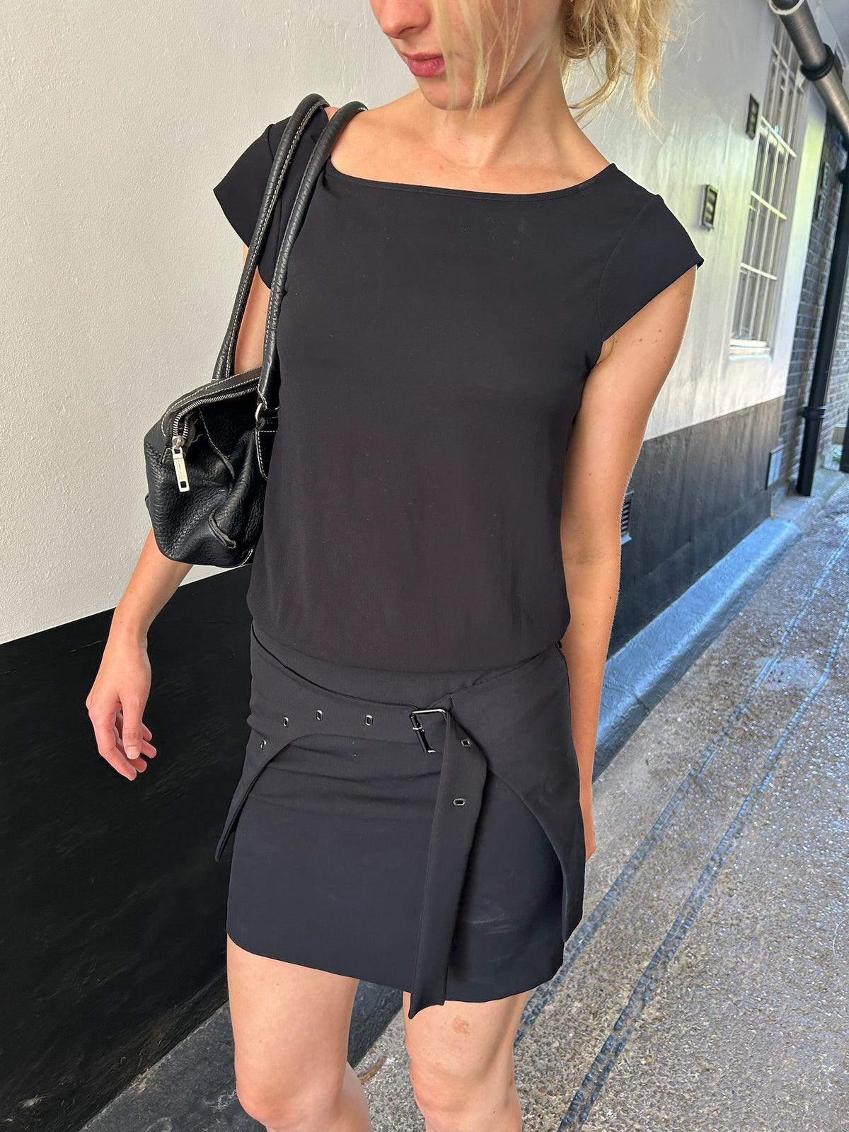 Cop Copine Black Utility Dress