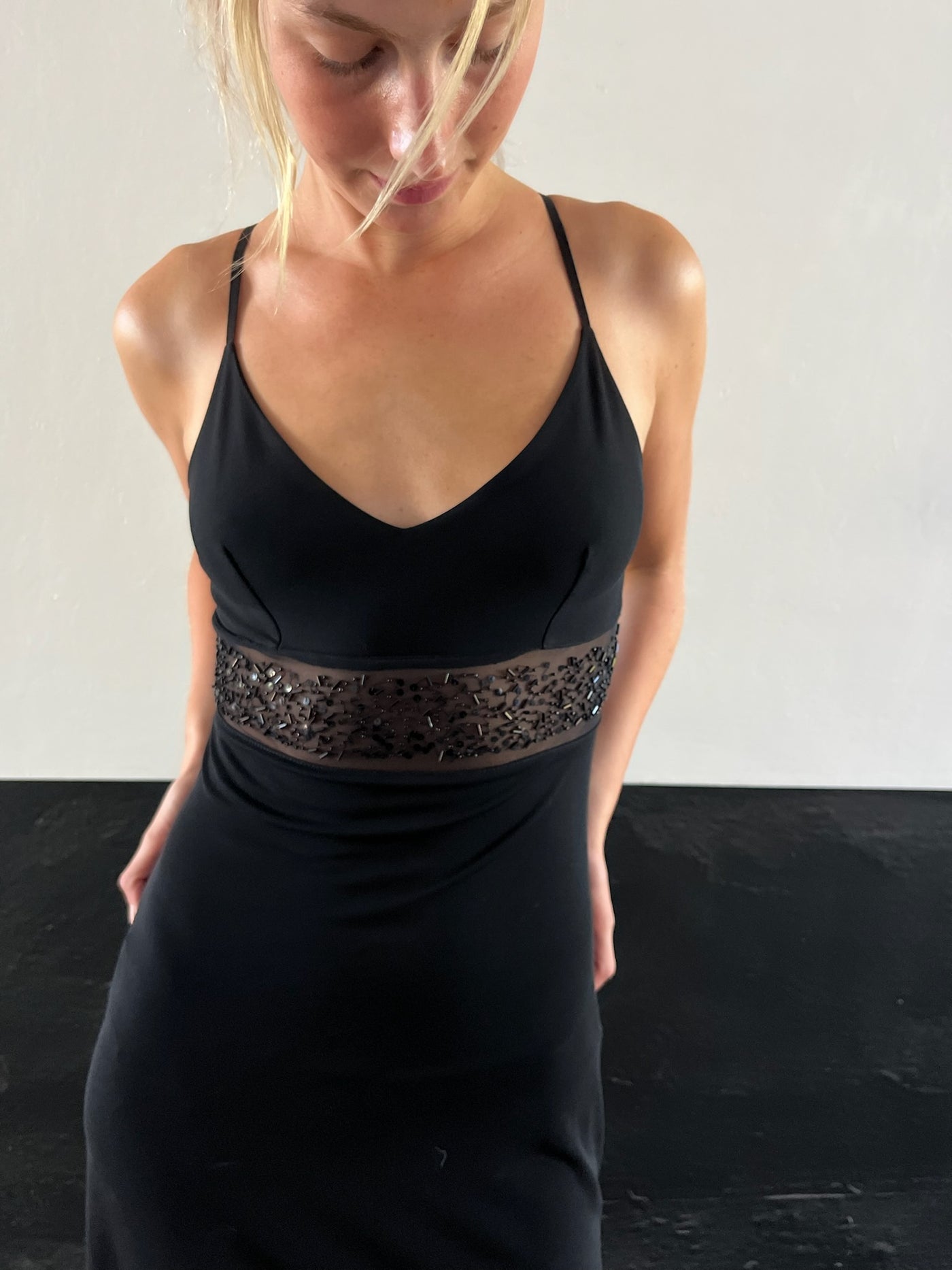 Morgan Black Sequin Dress