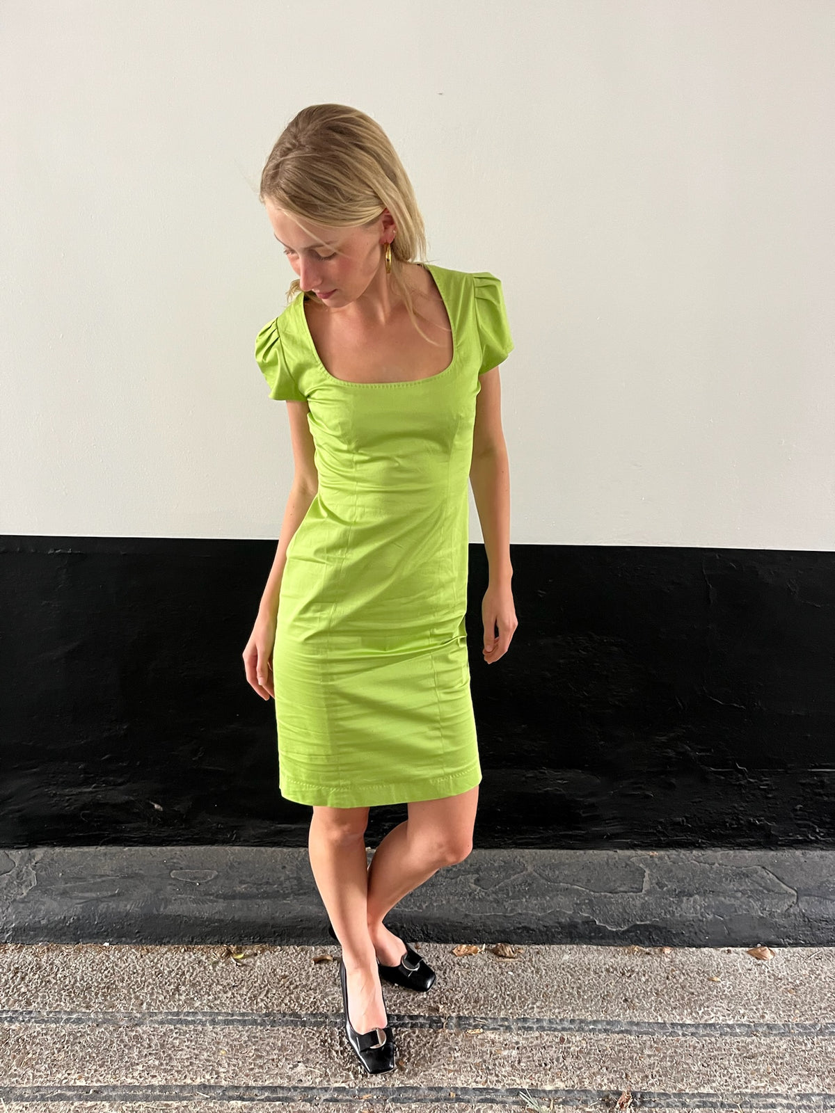 Moschino Green Dress Formal Dress
