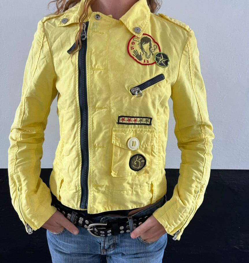 Yellow Diesel Military Jacket
