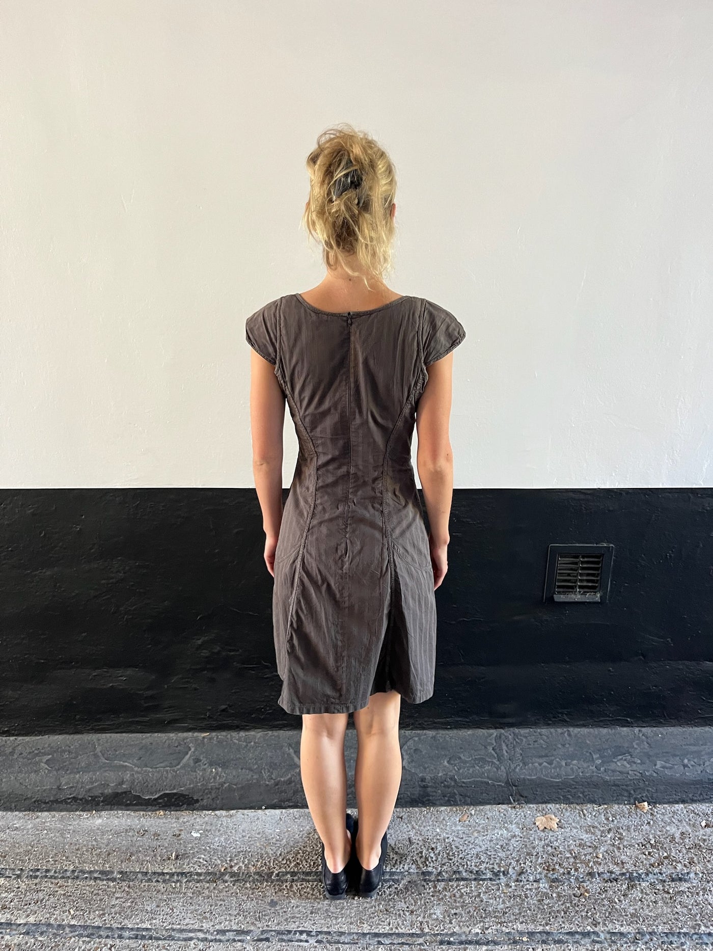 IKKS Khaki Corset Dress