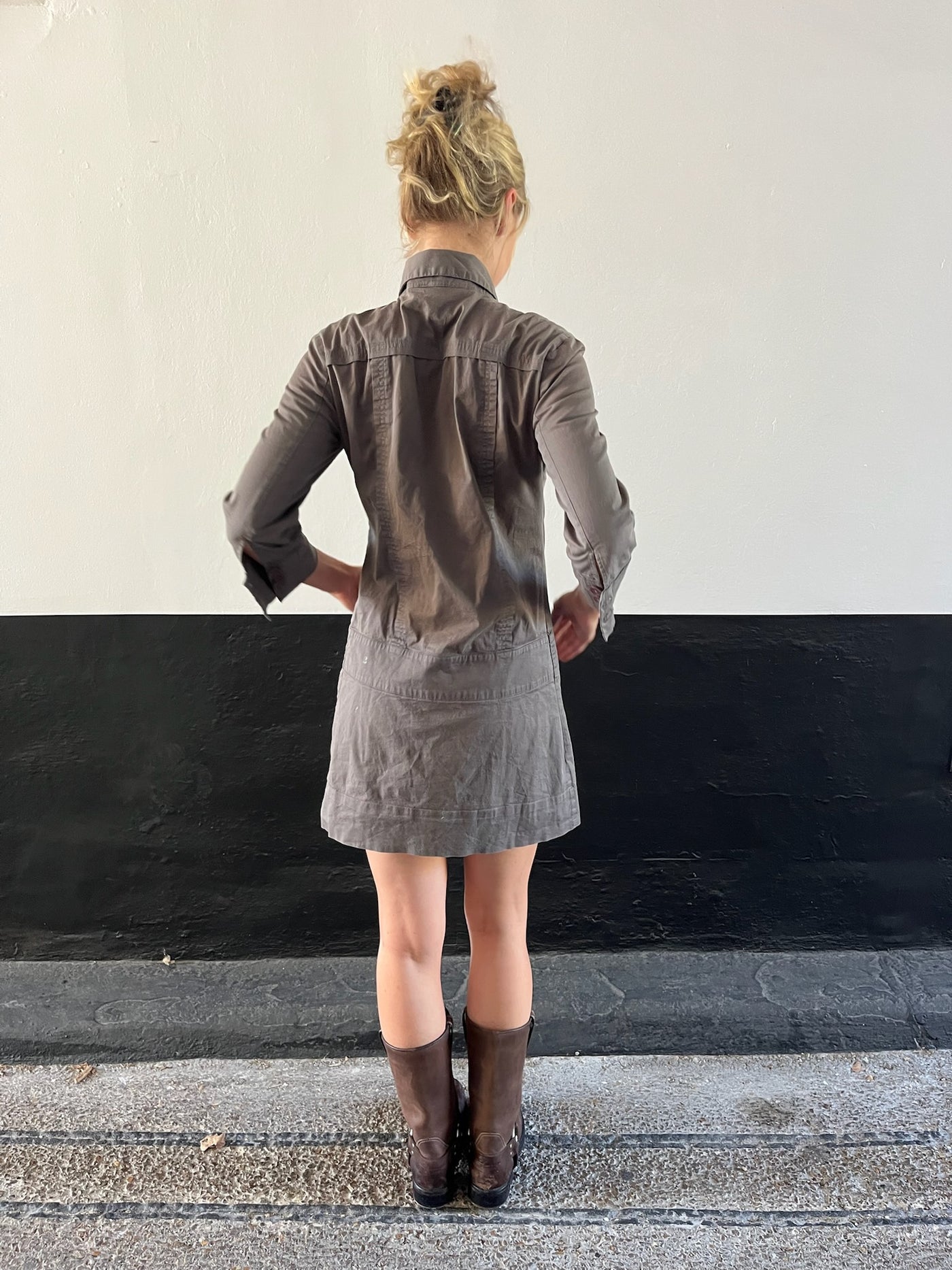 Khaki Utility Dress