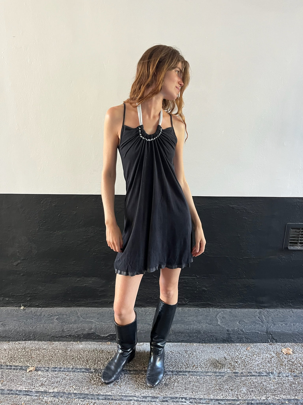 Cop Copine Halter Tie Dress