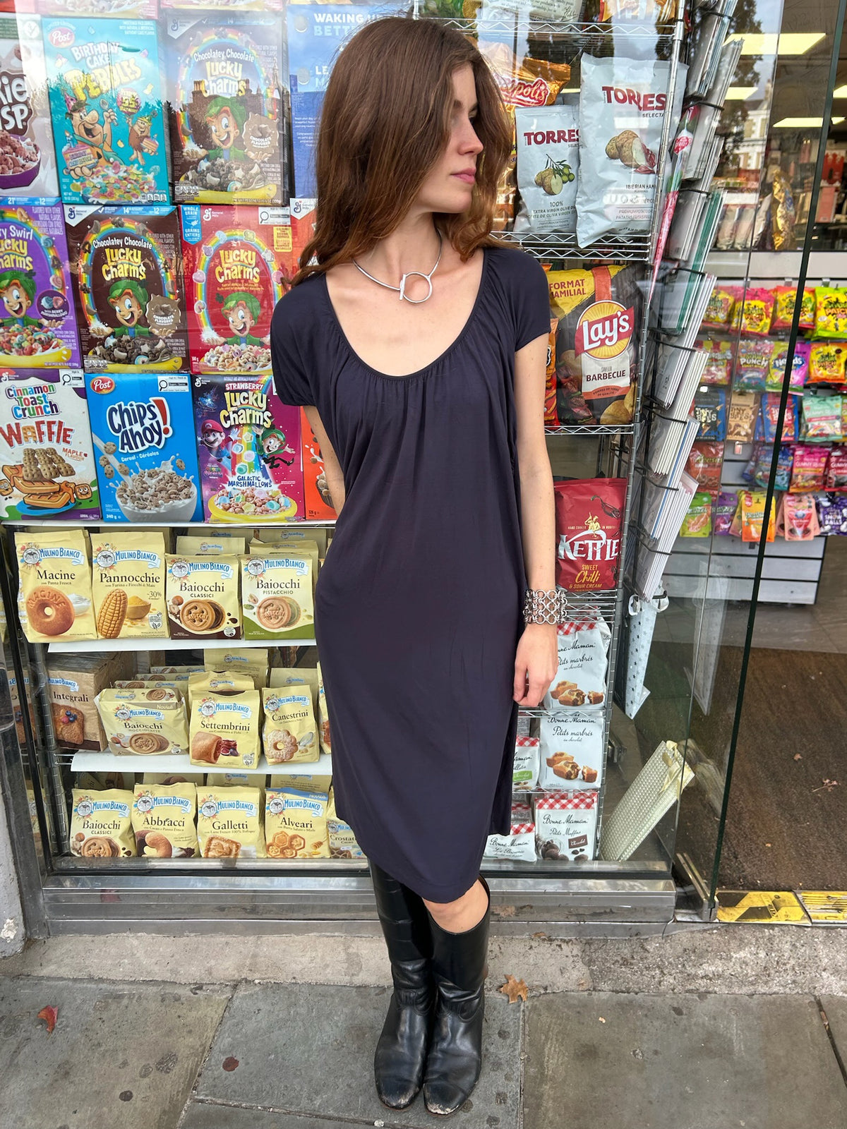 Vivienne Westwood Anglomania Purple Dress