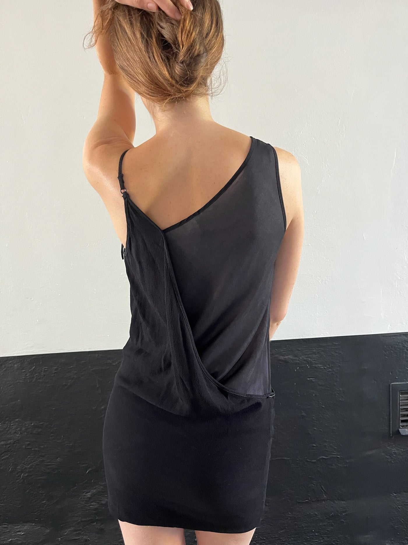 Cop Copine Black Mesh 00s Dress