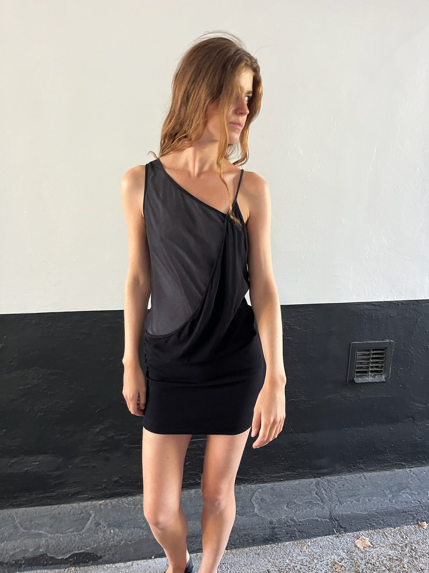 Cop Copine Black Mesh 00s Dress