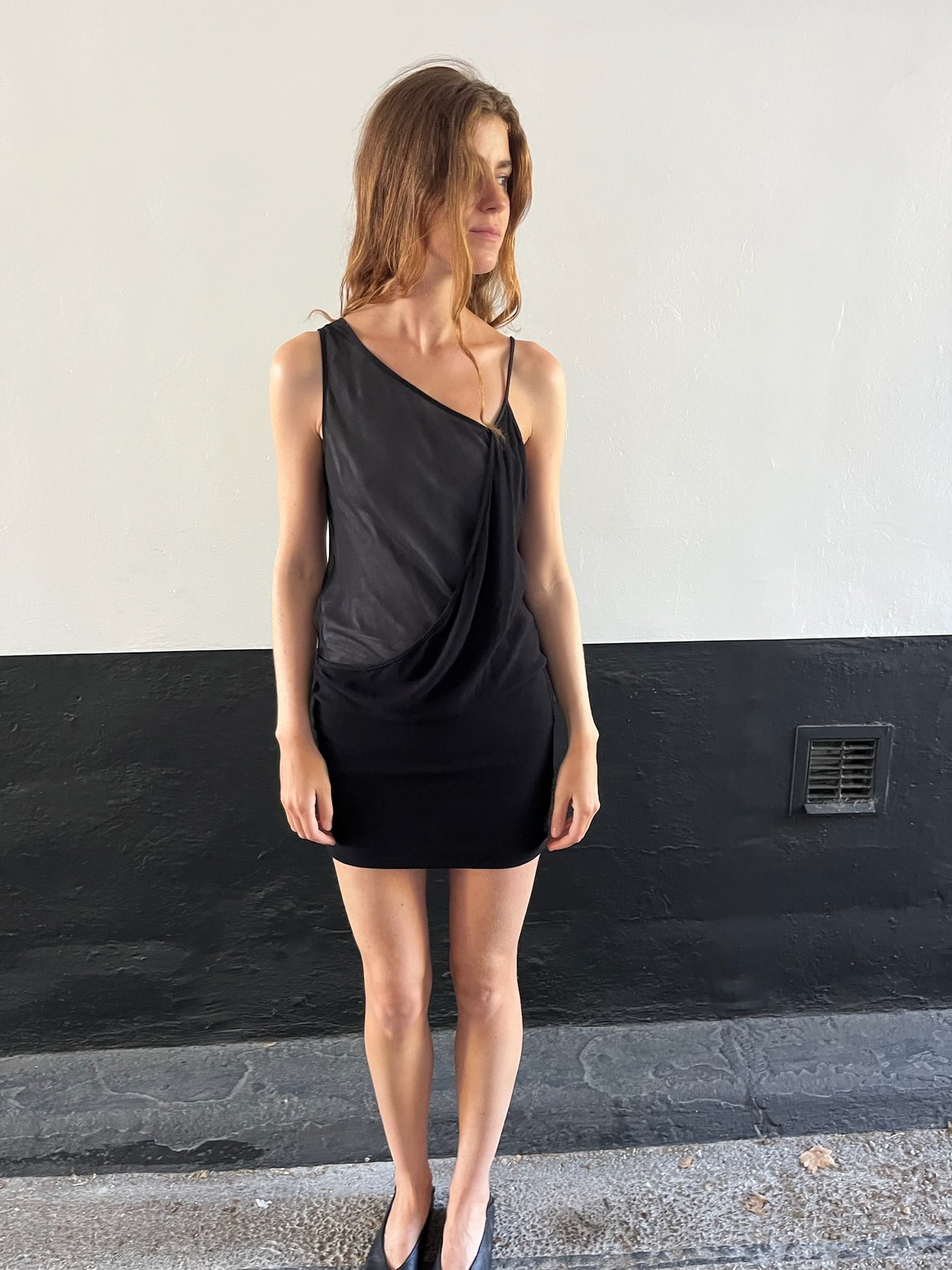 Cop Copine Black Mesh 00s Dress