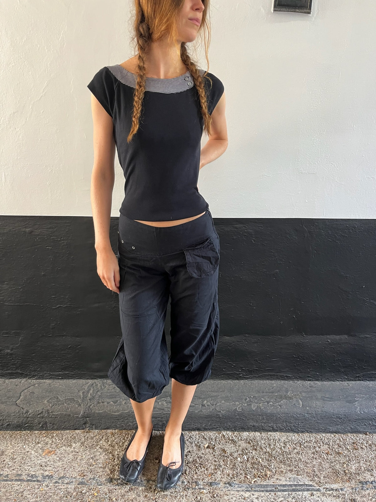 Cache Cache 90s Balloon Capri Trousers