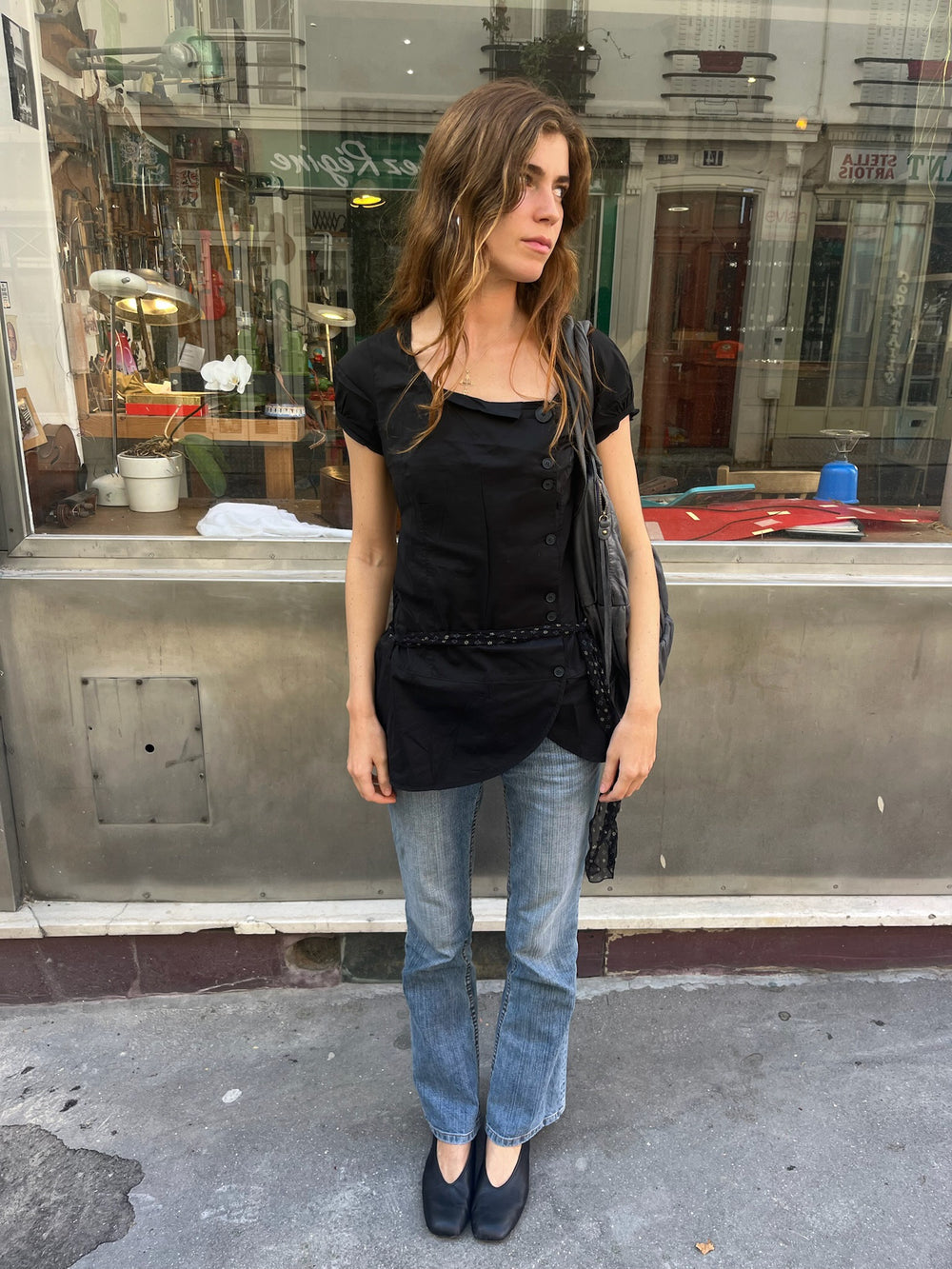 Black Cop Copine Tunic