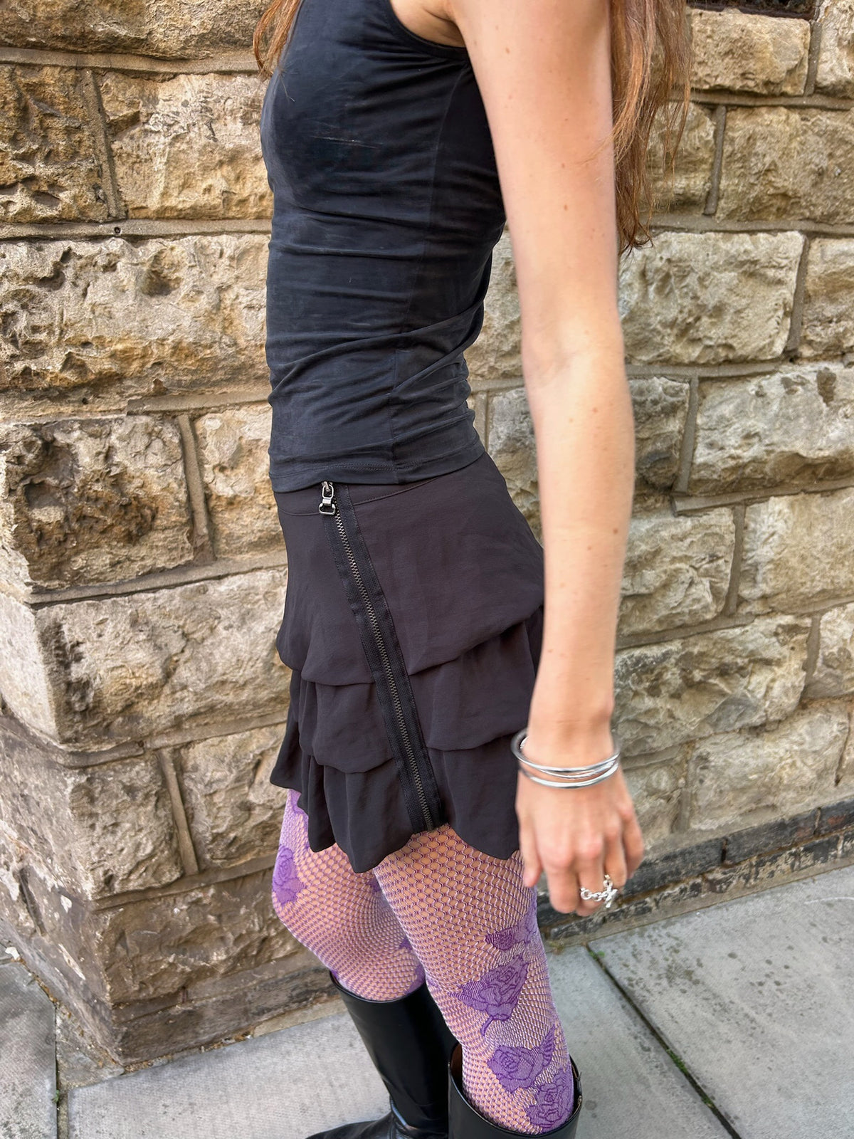 Cop Copine Ruffle Skirt