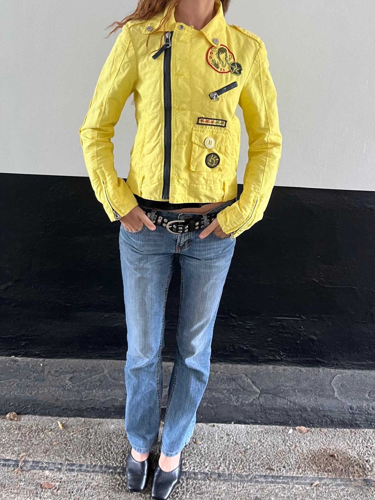 Yellow Diesel Military Jacket